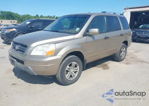 2005 Honda Pilot Ex из США, поврежденный, VIN 2HKYF18435H501473